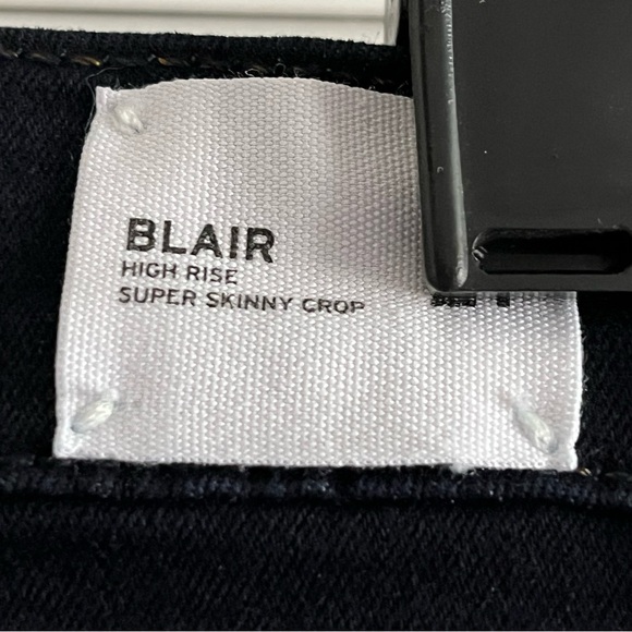 Hudson BLAIR Dark wash High Rise super skinny crop jeans size 27 NWT - Picture 5 of 10